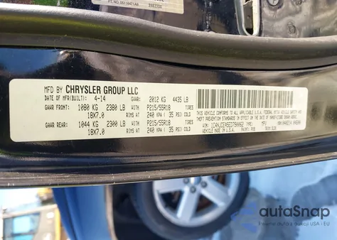 2014 Jeep Compass High Altitude z USA, uszkodzony, nr VIN 1C4NJCEA5ED790062